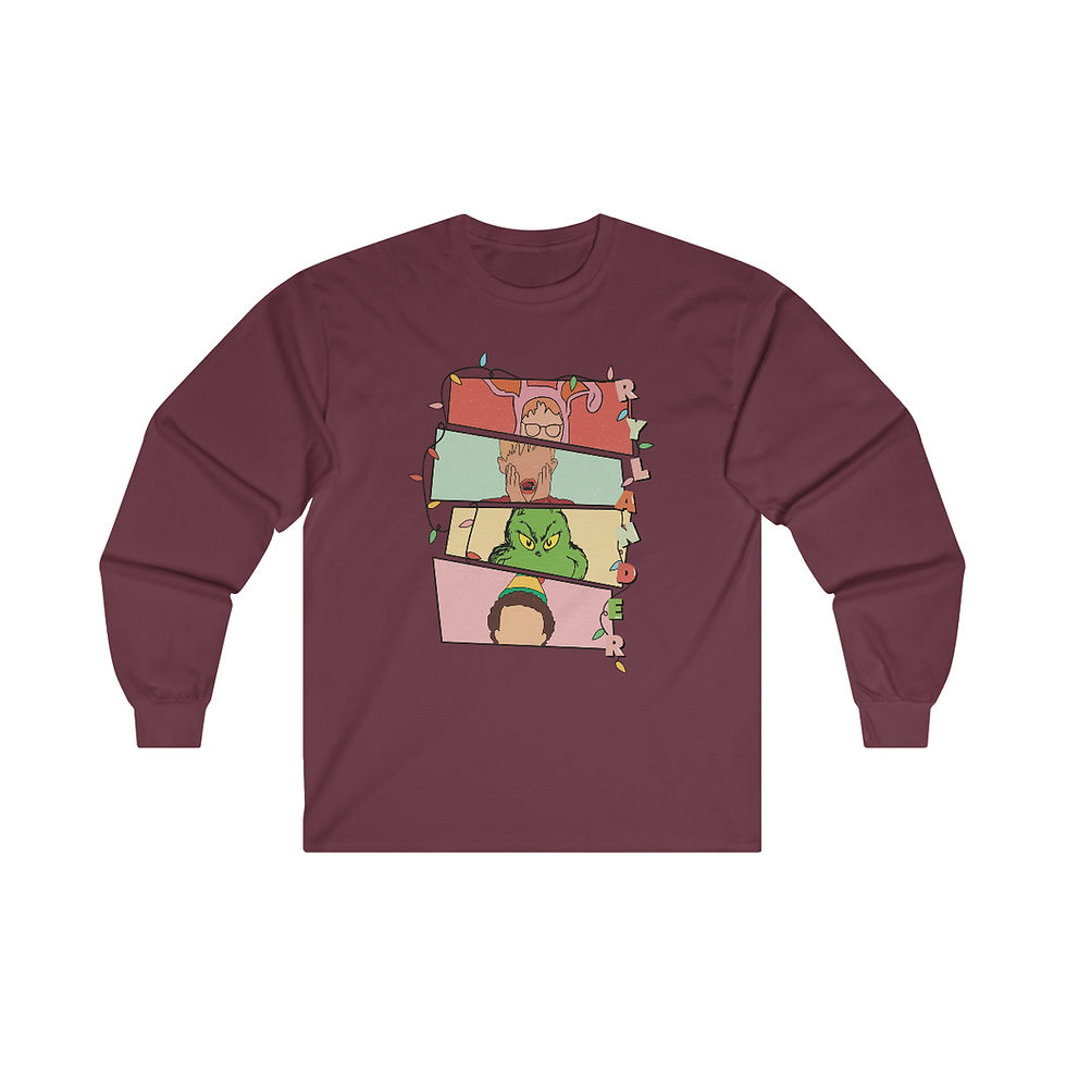 Thumbnail: Christmas Movie Lights RRE Long Sleeve Tee
