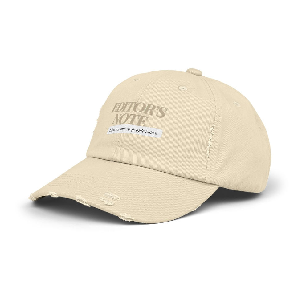 Thumbnail: Introvert Not today Unisex Distressed Cap