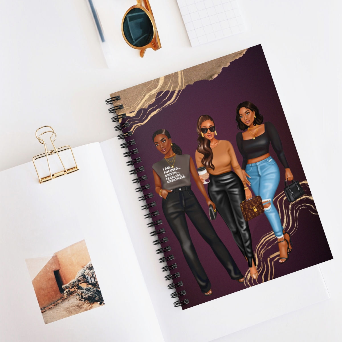 I AM Focused: Spiral Notebook - Ruled Line