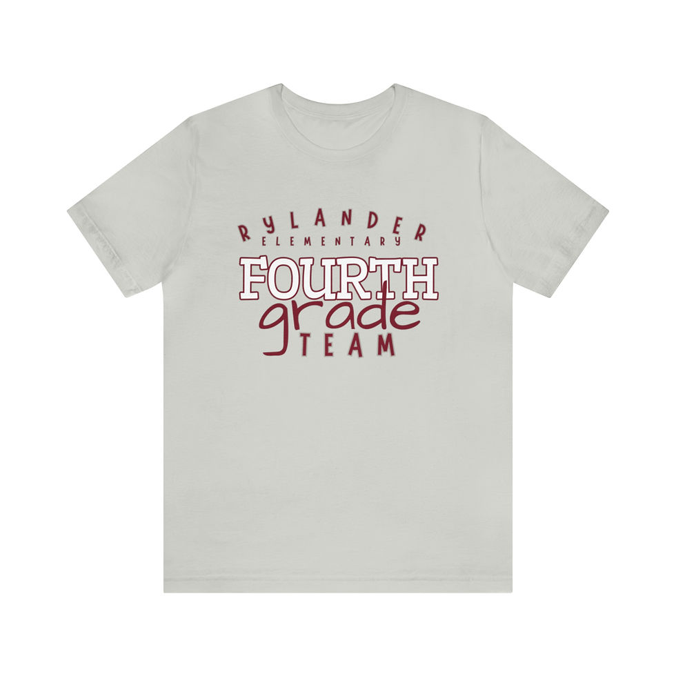 Thumbnail: 4th Grade Team Unisex Jersey Short Sleeve Tee