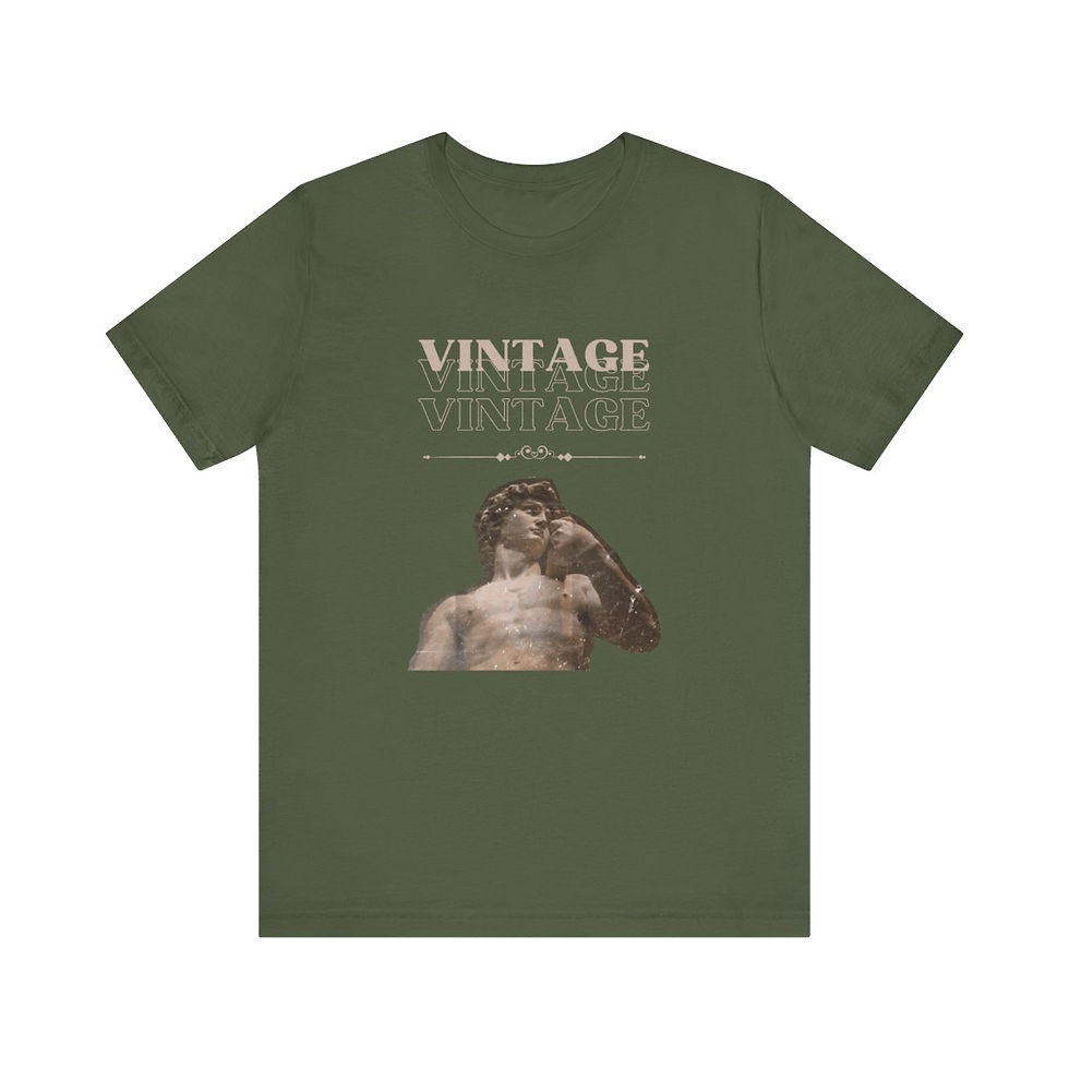 Thumbnail: Vintage classic Unisex Jersey Short Sleeve Tee