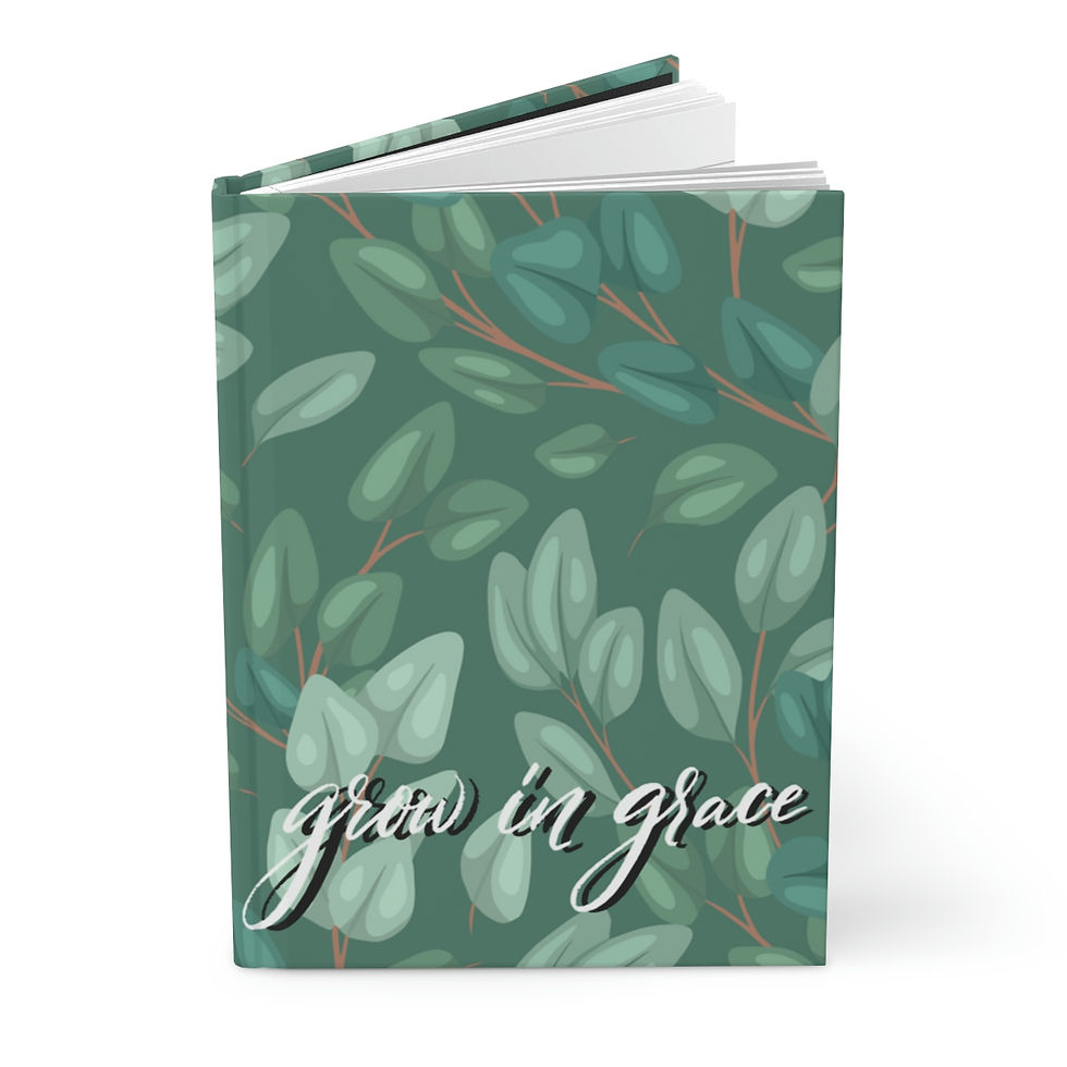 Thumbnail: Personal growth lined Journal self care notebook being leafy taking care of me