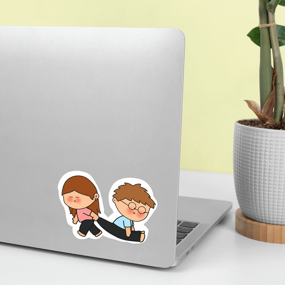 Come with me Sticker