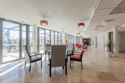 Warm and open lobby