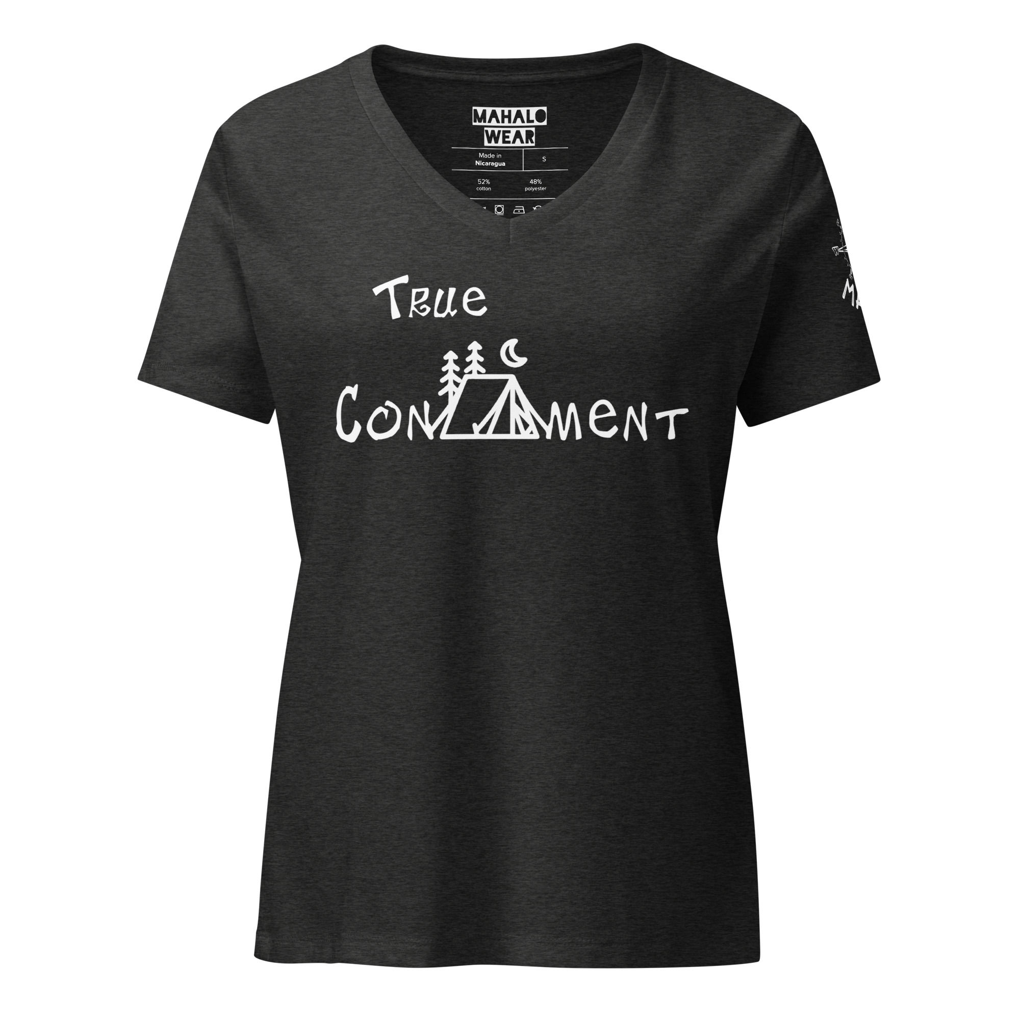 Women’s relaxed True Contentment v-neck t-shirt