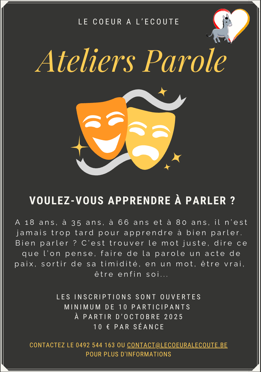 Nos premiers Ateliers Parole