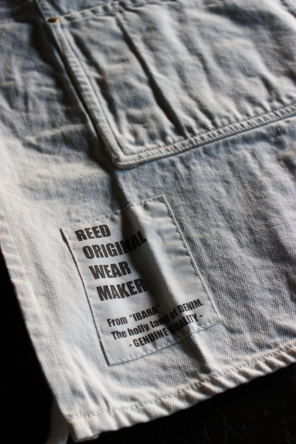 サムネイル： type BAP    almighty apron      indigo/white