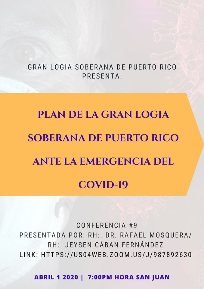 Conferencia Virtual  - Gran Logia Soberana de Puerto Rico
