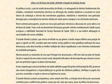 Comunicado do Grande Oriente Lusitano | Lei de Bases da Saúde
