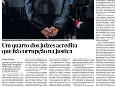 Juízes com coragem | Um quarto dos juízes acredita que há corrupção na justiça | Portugal