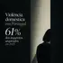 Capa editorial vertical do Atlantic Lisbon sobre violência doméstica em Portugal, com composição escura e austera, figura feminina em sombra e o título “Violência doméstica em Portugal: 61% dos inquéritos arquivados em 2025”