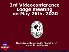 3rd Videoconference Lodge meeting on May 26th, 2020 | Rudyard Kipling Lodge