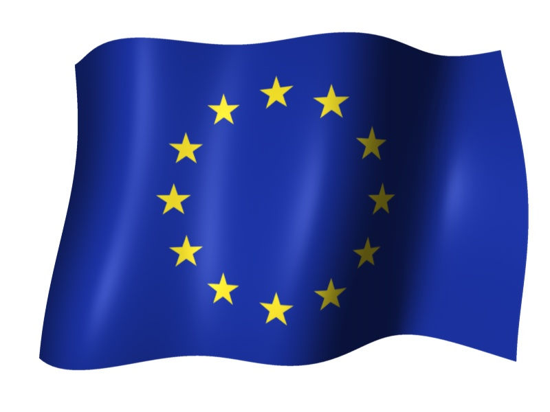 Operação Hermes: bandeira da União Europeia, imagem ilustrativa da cooperação transfronteiriça