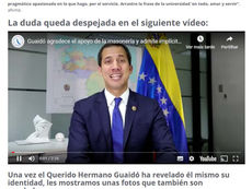 Guaidó agradece el apoyo de la masonería y admite implícitamente su pertenencia
