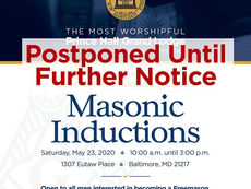 Masonic Inductions | Most Worshipful Prince Hall Grand Lodge of Maryland | May 23, 2020