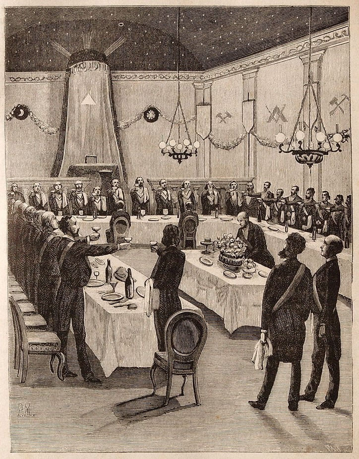 A Maçonaria moderna (1717) reuniu-se ( e não se federou) numa Obediência