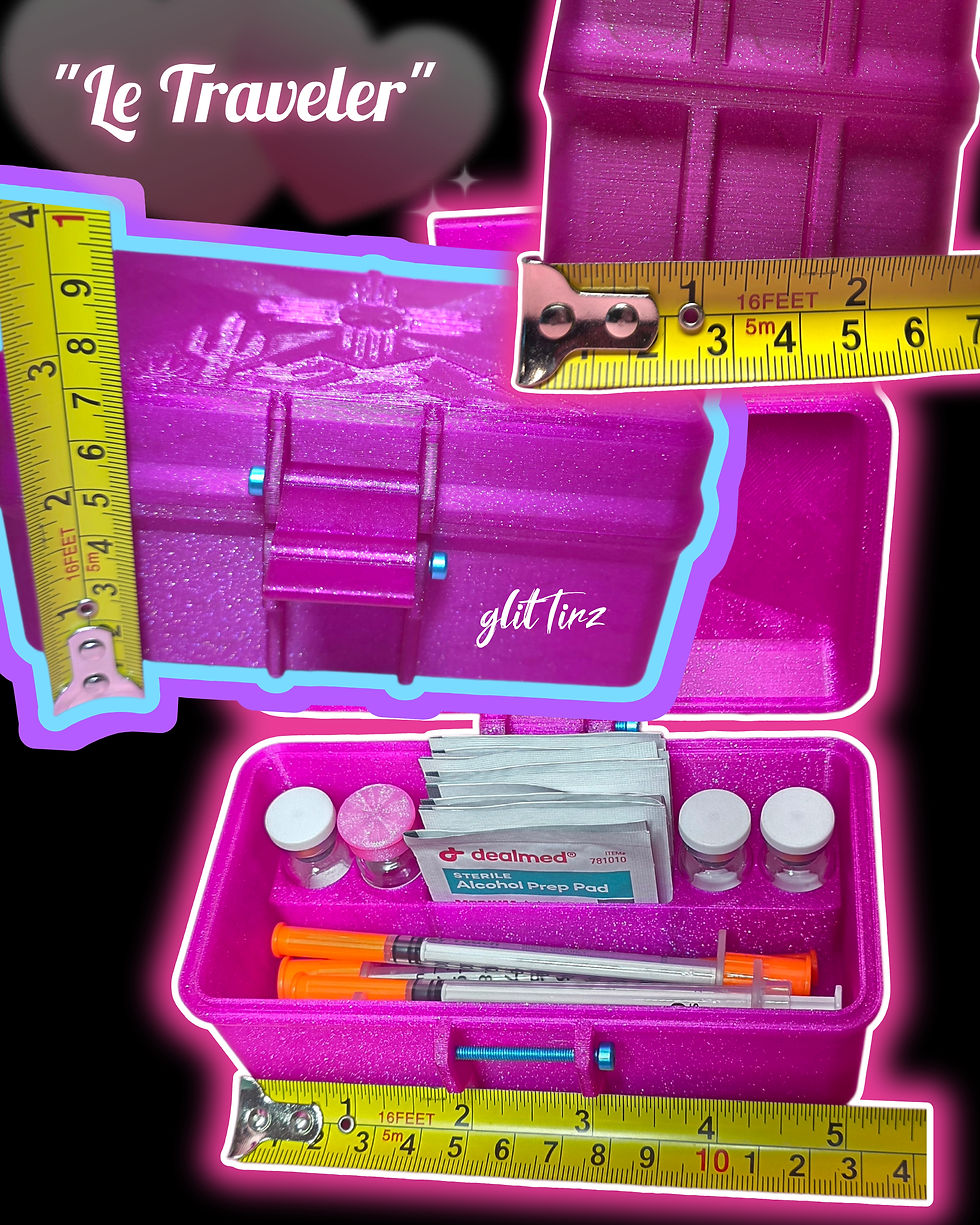 Thumbnail: "Le Traveler", peptide case, four 3ml, alcohol, noodles 