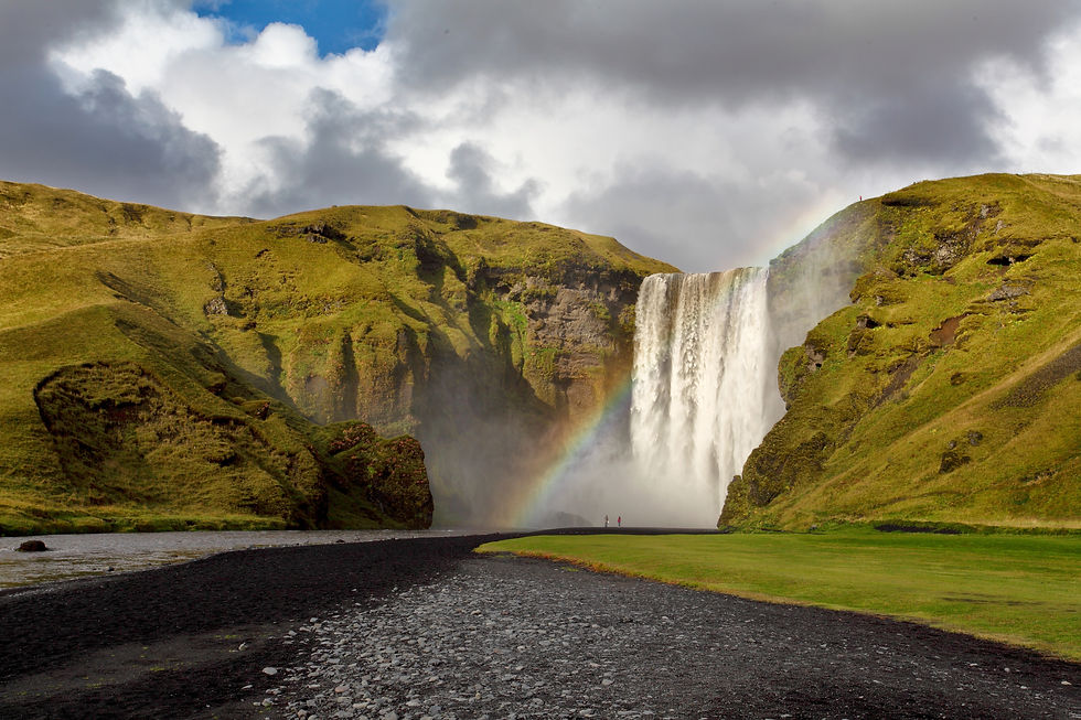 Wasserfall Skógafoss, Foto: Roman Pech