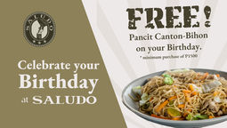 Celebrate your birthday at Saludo!