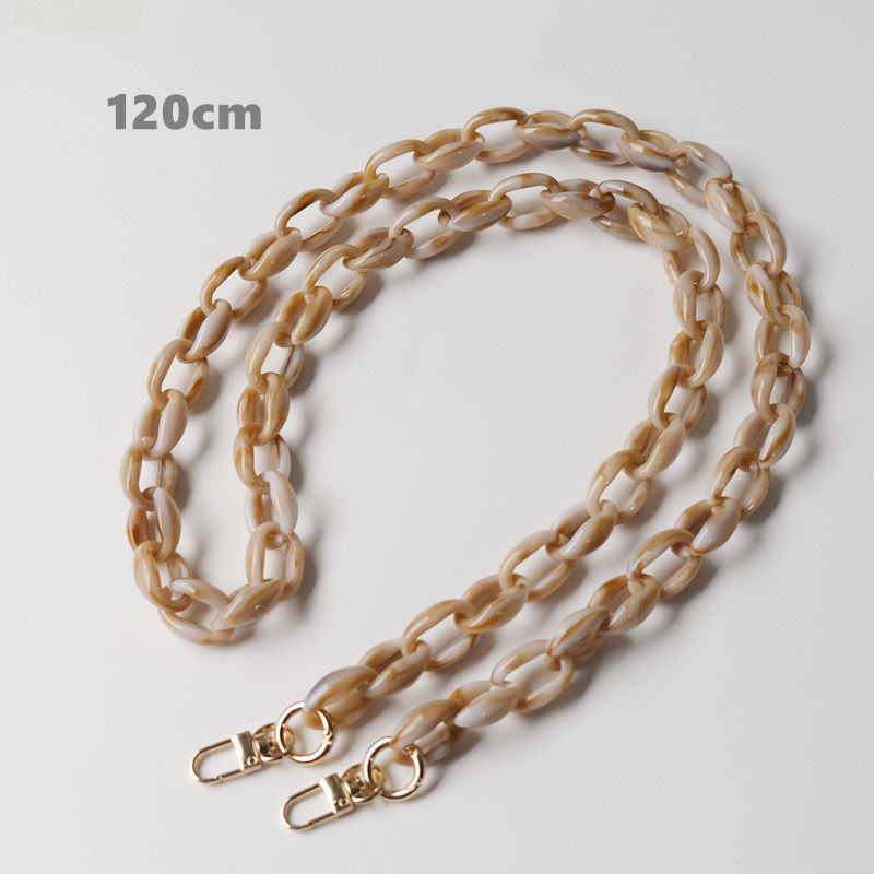 Thumbnail: Vintage Acrylic Link Chain Bag Phone Pouch Metal Clasp Replacement Strap AU
