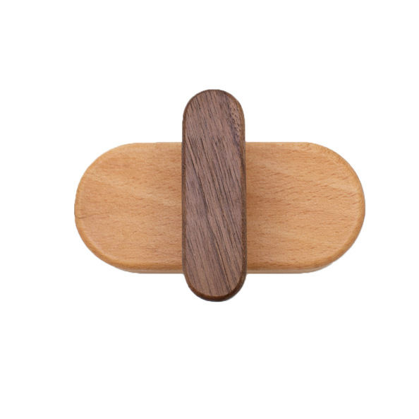 Thumbnail: Natural Eastern Black Walnut Beech Wood Wooden Wall Hook