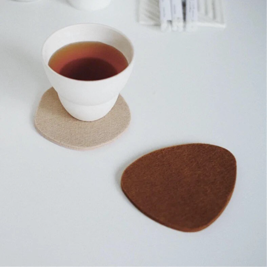 Thumbnail: Lightweight Soft Cute Felt Texture 7 PCs Coasters Placemats Set