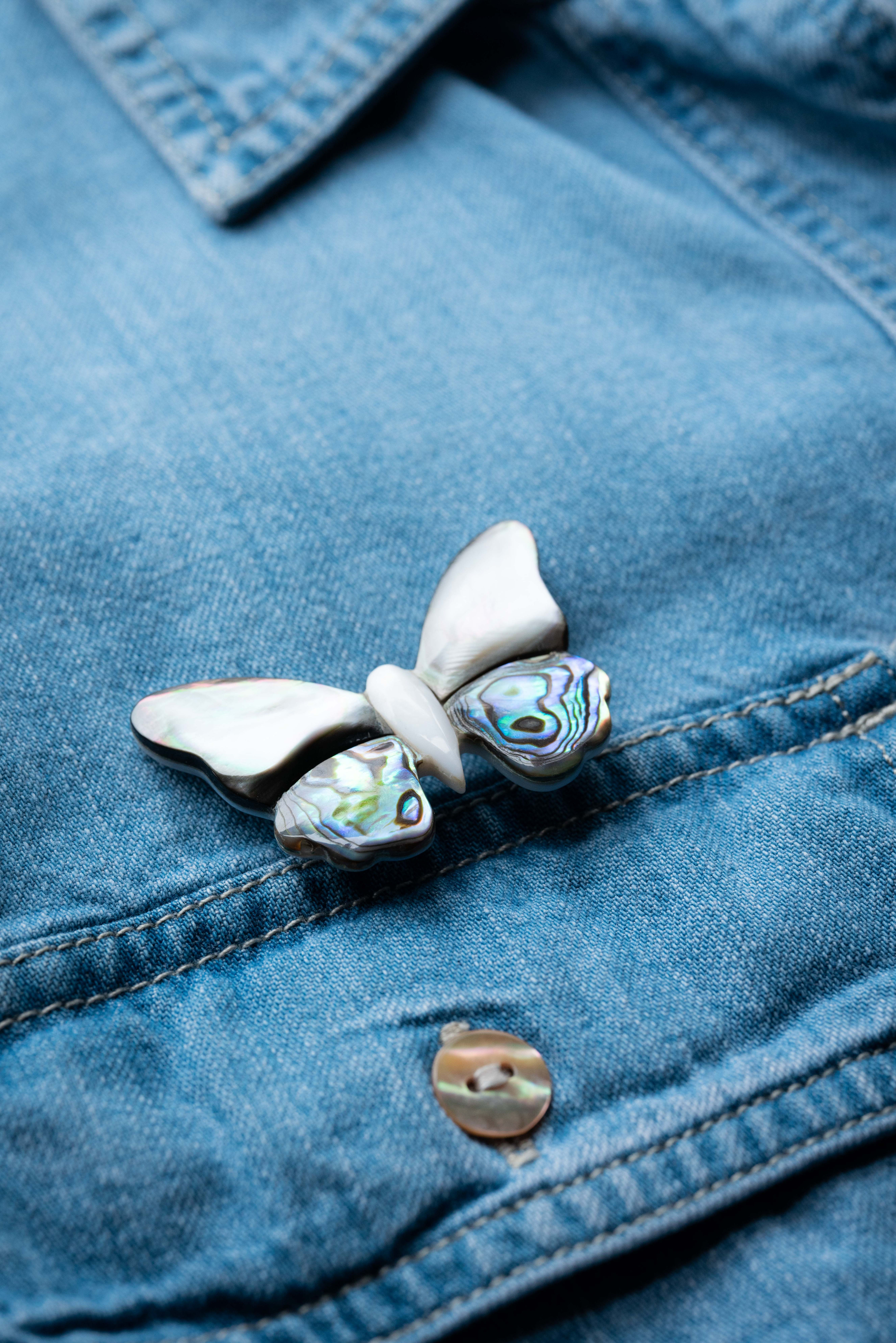 Abalone Shell Women Brooches Pins Fashion Elegant Accessories