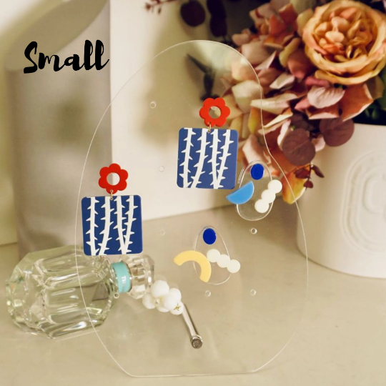 Thumbnail: Acrylic Earrings Jewellry Display Stand Organizer