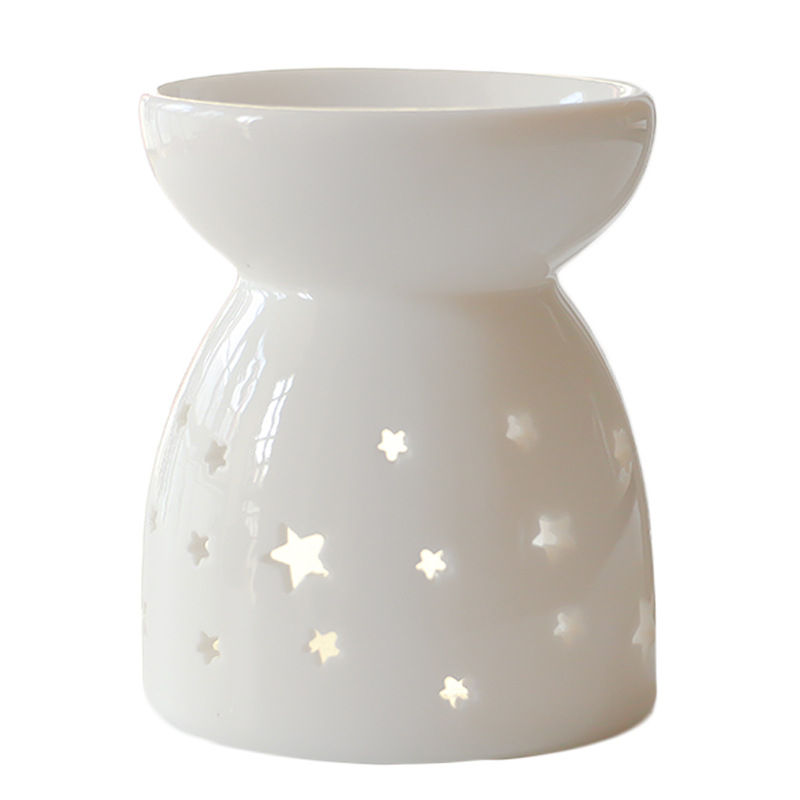 Thumbnail: Ceramic Wax Essential Oil Burner Fragrance Home Aroma Diffuser