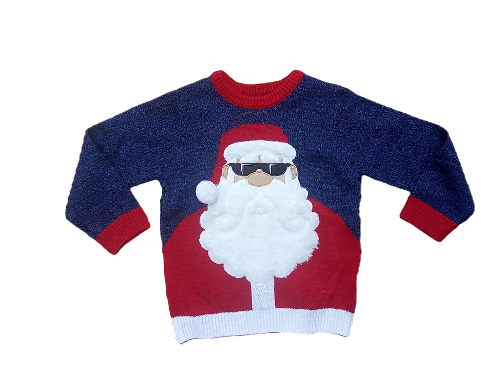 pull de noël vu de face d'occasion 4 ans
