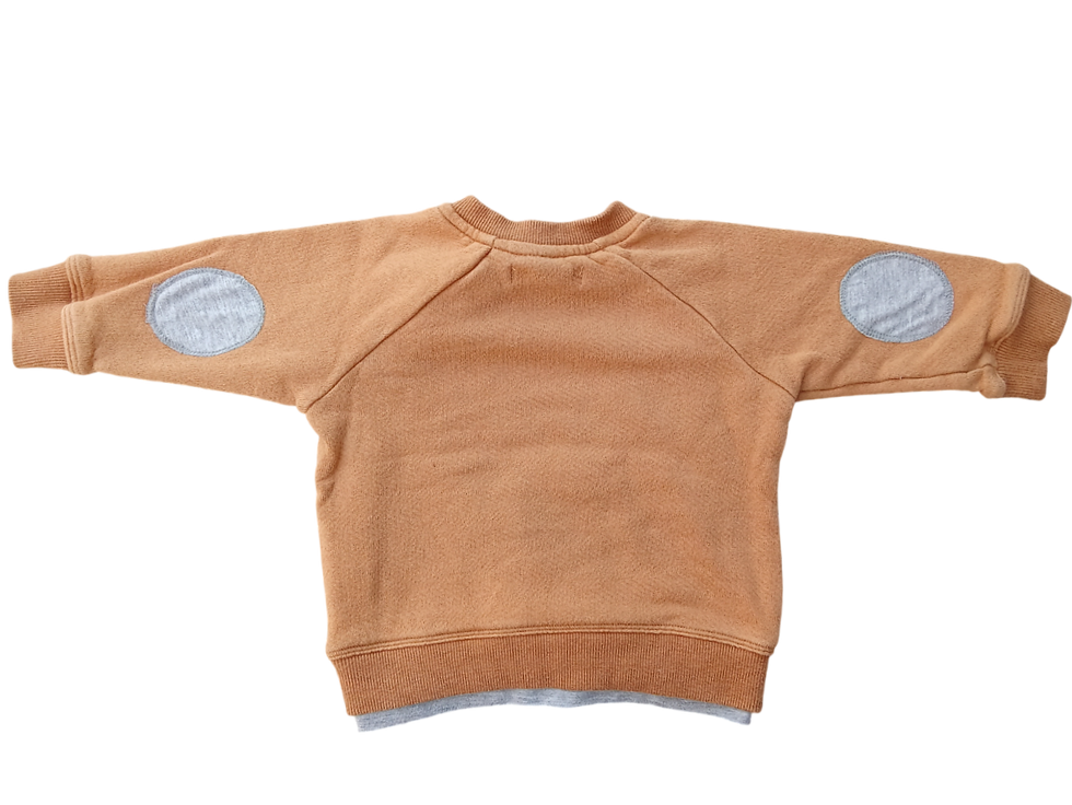 Miniature : Pull fantaisie "petit mécano" d'occasion - 12 mois