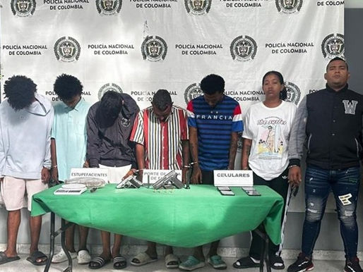 Capturan a siete presuntos miembros de 'Los Costeños' en Barranquilla