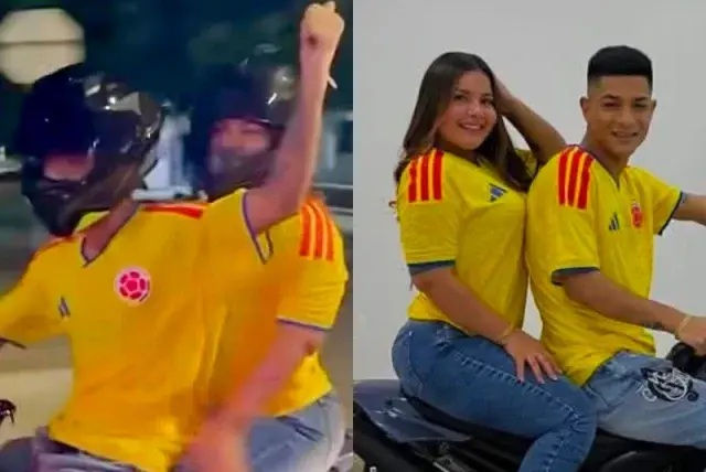 Alias ´Bendito Menor´ reaparece en multitudinaria caravana de motos