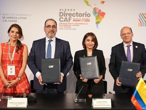 CAF aprobó financiamiento histórico de US$ 1.440 millones para Colombia