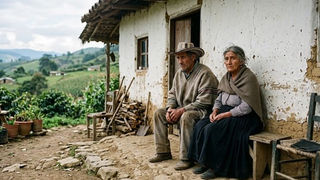 Los viejos en el abandono que deja el conflicto en Colombia
