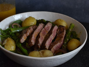 Warm Steak Summer Salad