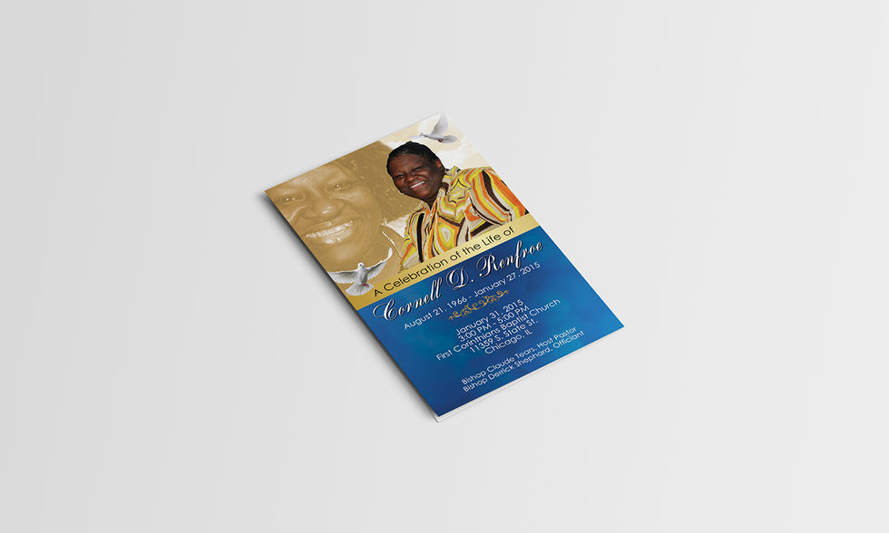 Funeral Program/Obituary