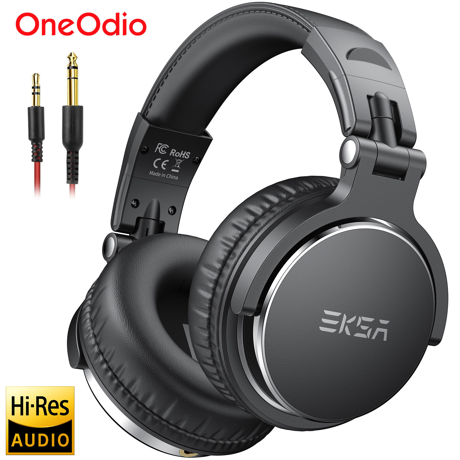 Oneodio EKSA P100 3.5/6.35mm Wired Studio HiFi Headphones Over Ear Professional