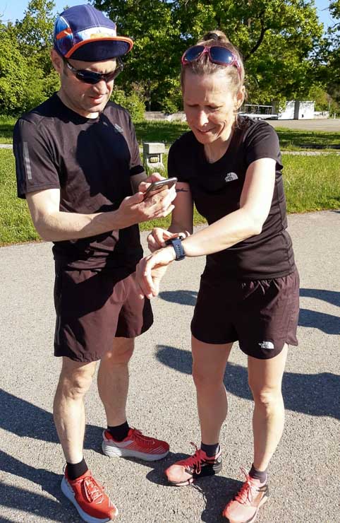 auswertungen garmin connect app