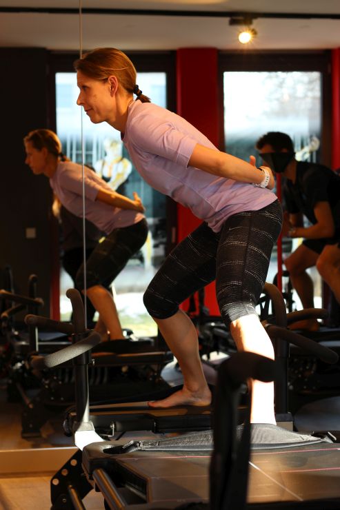 Lagree Fitness Übung