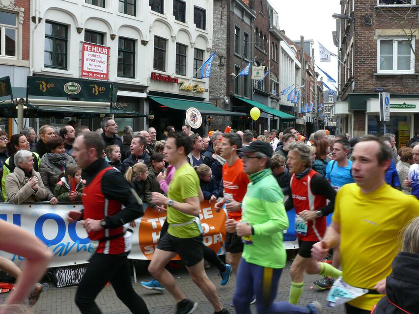 Venloop Halbmarathon auf der Strecke