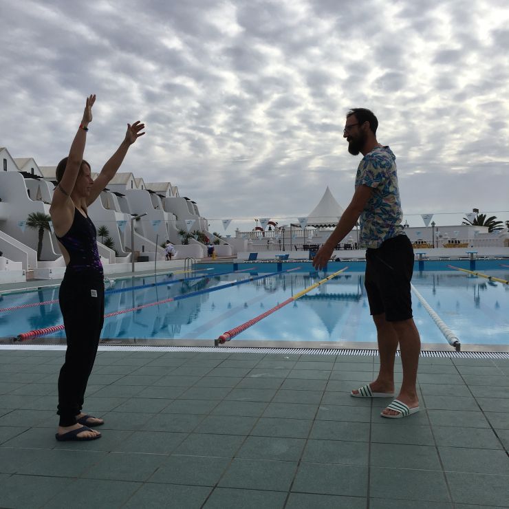 Triathlontraining Aufwärmen