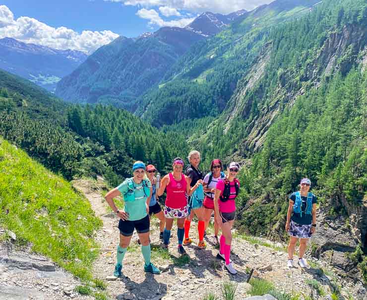 Frauen trailcamp in naturns vinschgau