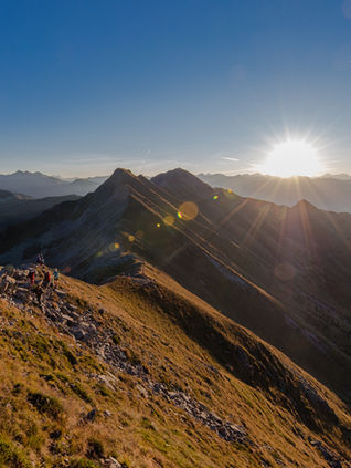 Dem Sonnenaufgang entgegen