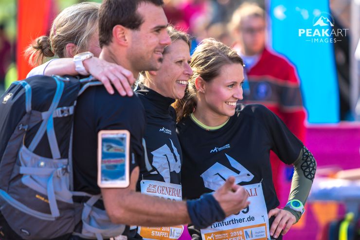 marathonstaffel freunde und laufen