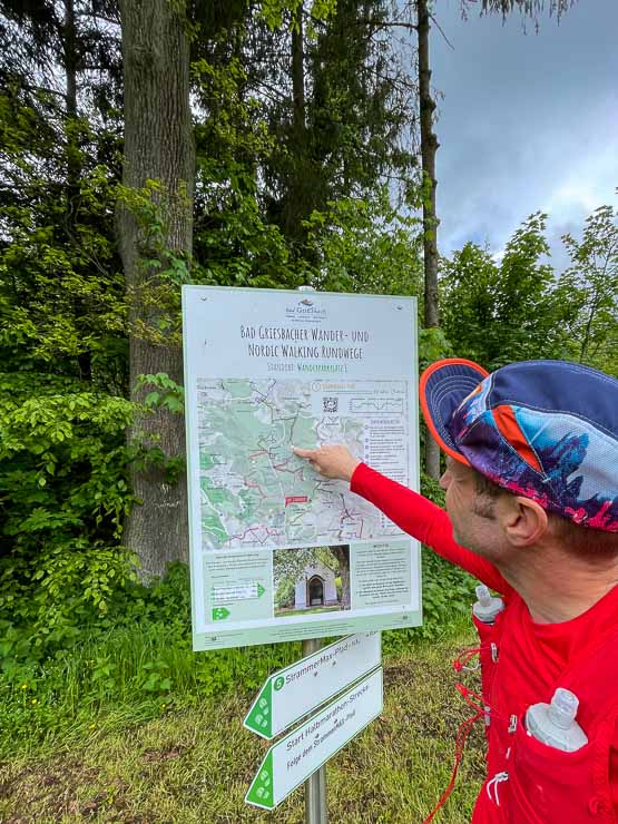Es gibt QR-Codes an den Wandertafeln und in den Wanderkarten
