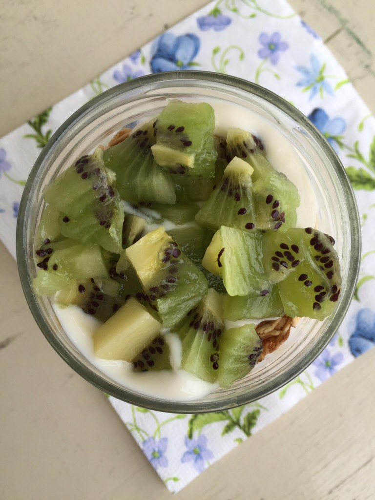 oatmeal mit kiwi