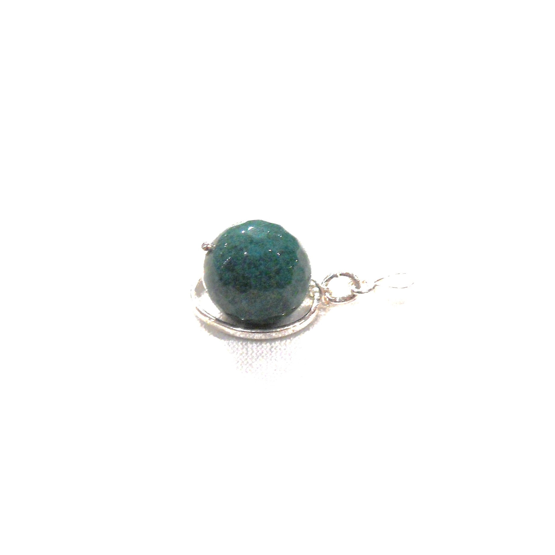 Opal Pendant with silver ring-design