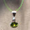 Thumbnail: Peridot pendant set with sterling silver