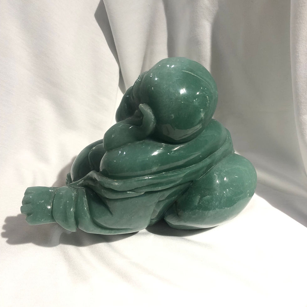 Thumbnail: Aventurine Laughing buddha statue
